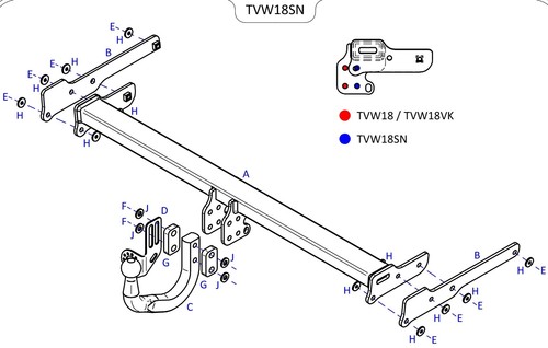 Towtrust swan neck automotive - towtrust,