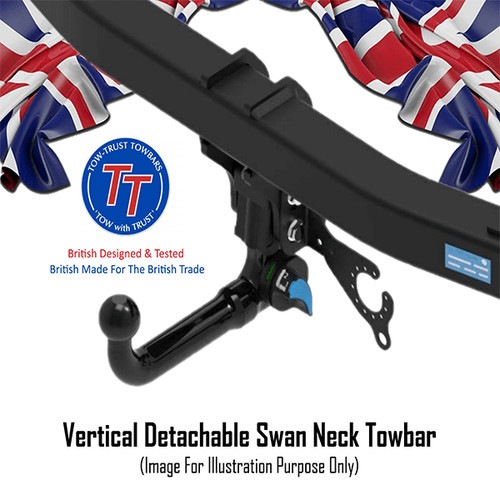 Tow trust detachable swan - detachable, neck